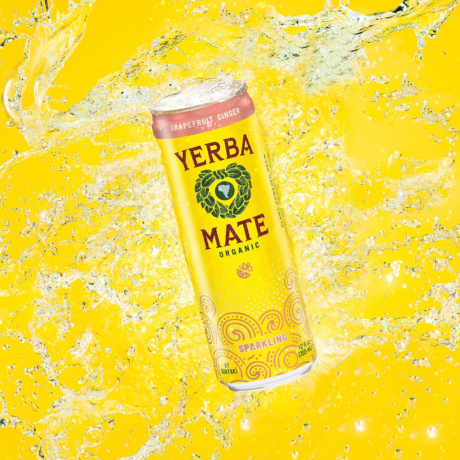 Guayaki Yerba Mate Grapefruit Ginger Can