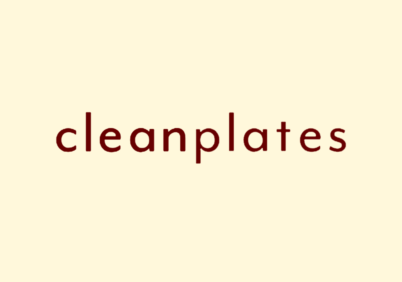 Clean Plates