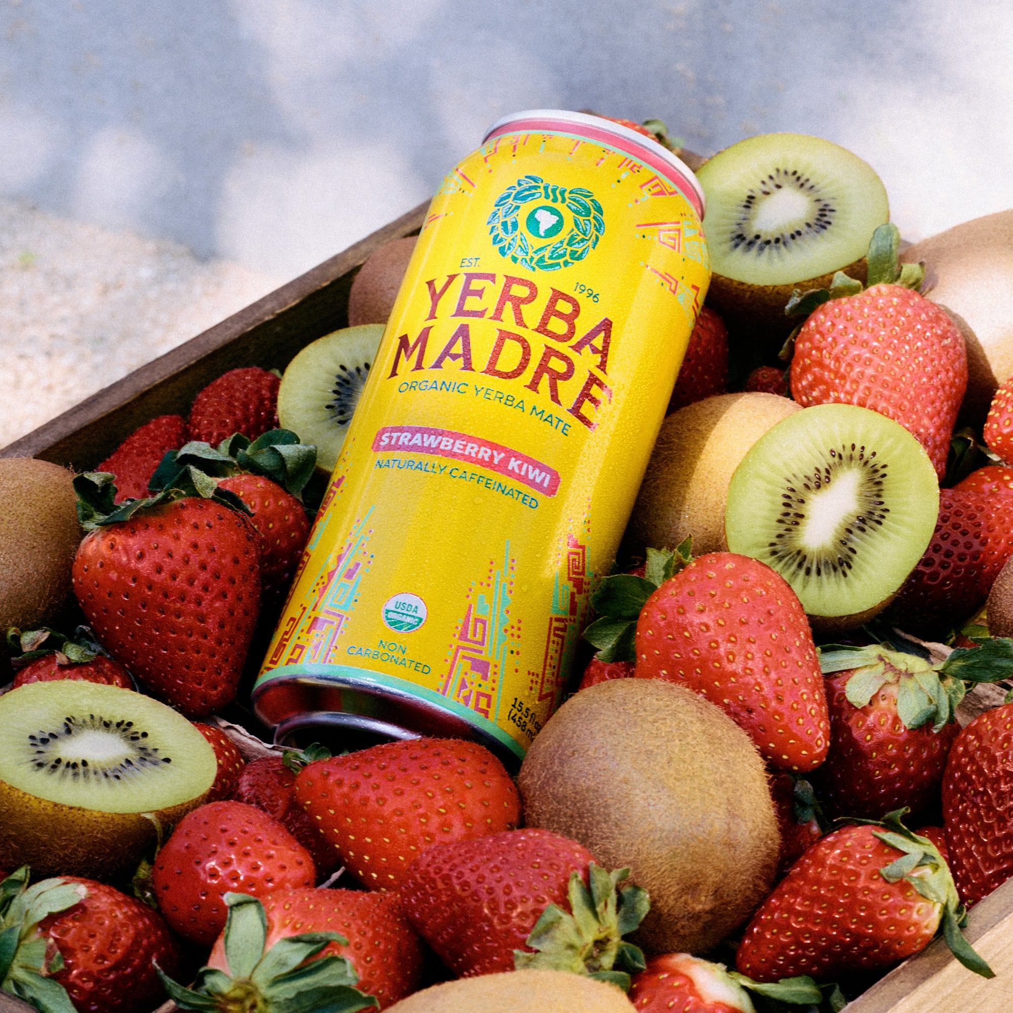 Organic Strawberry Kiwi – Yerba Madre