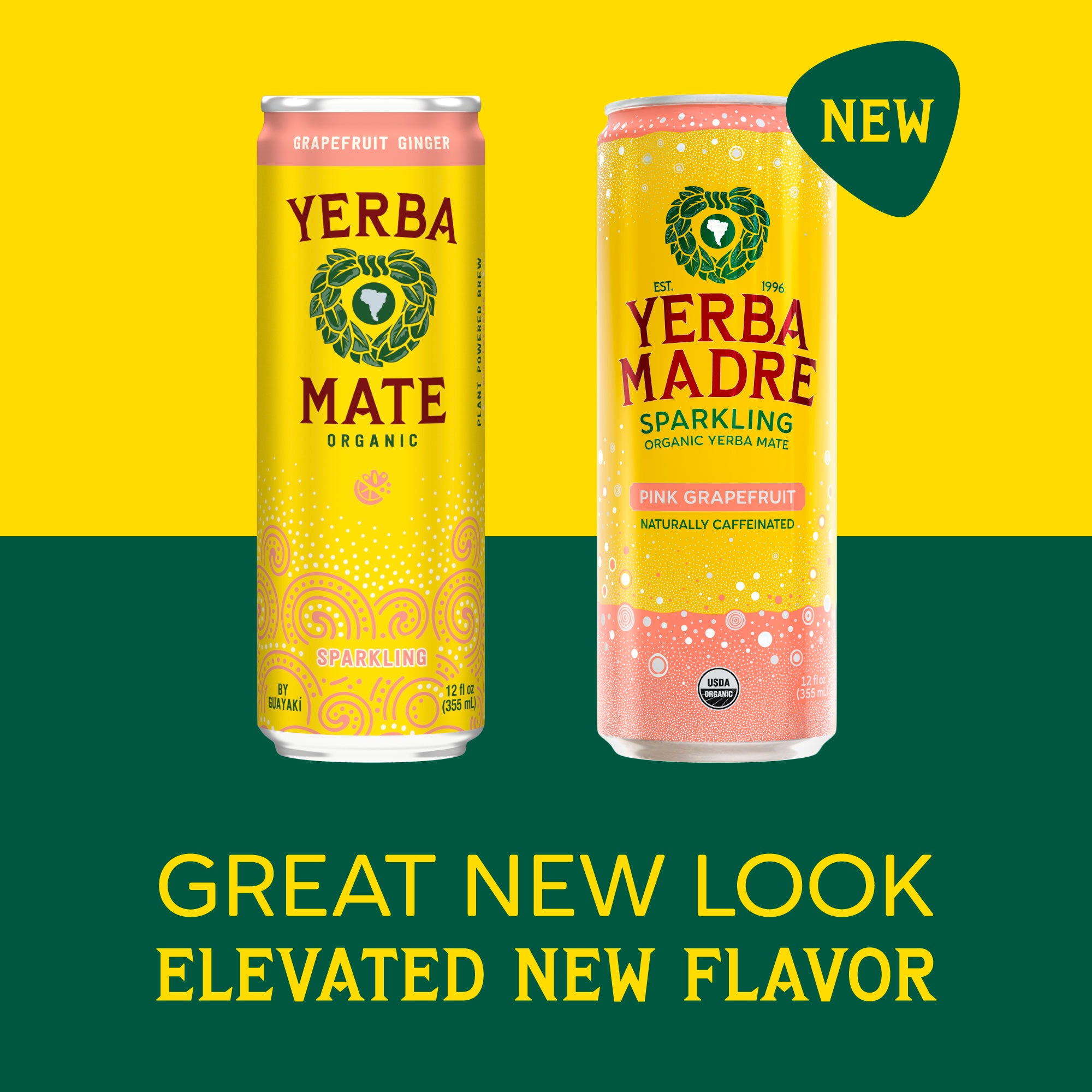 Sparkling Organic Pink Grapefruit – Yerba Madre
