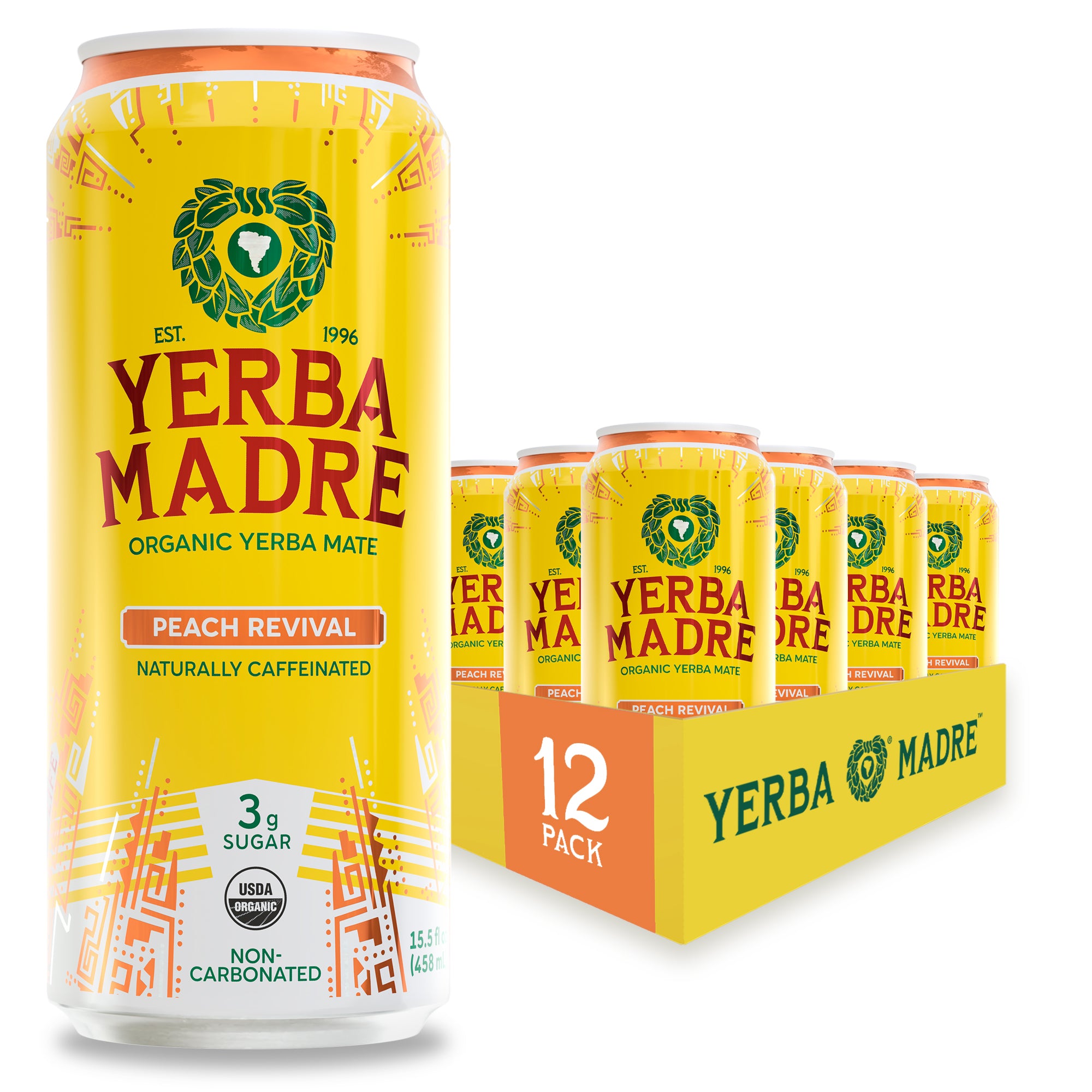 Organic Peach Revival (Low Sugar) – Yerba Madre
