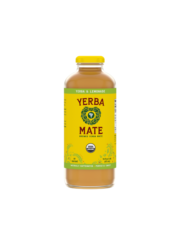 Organic Brewed Yerba Mate and Lemonade