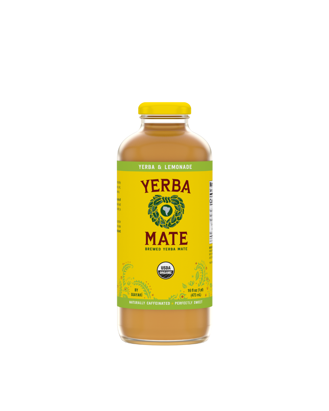 Organic Brewed Yerba Mate and Lemonade