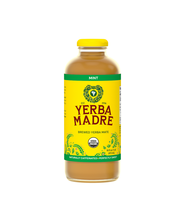Organic Brewed Yerba Mate, Mint