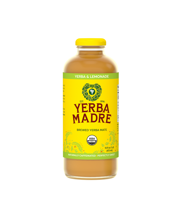 Organic Brewed Yerba Mate and Lemonade