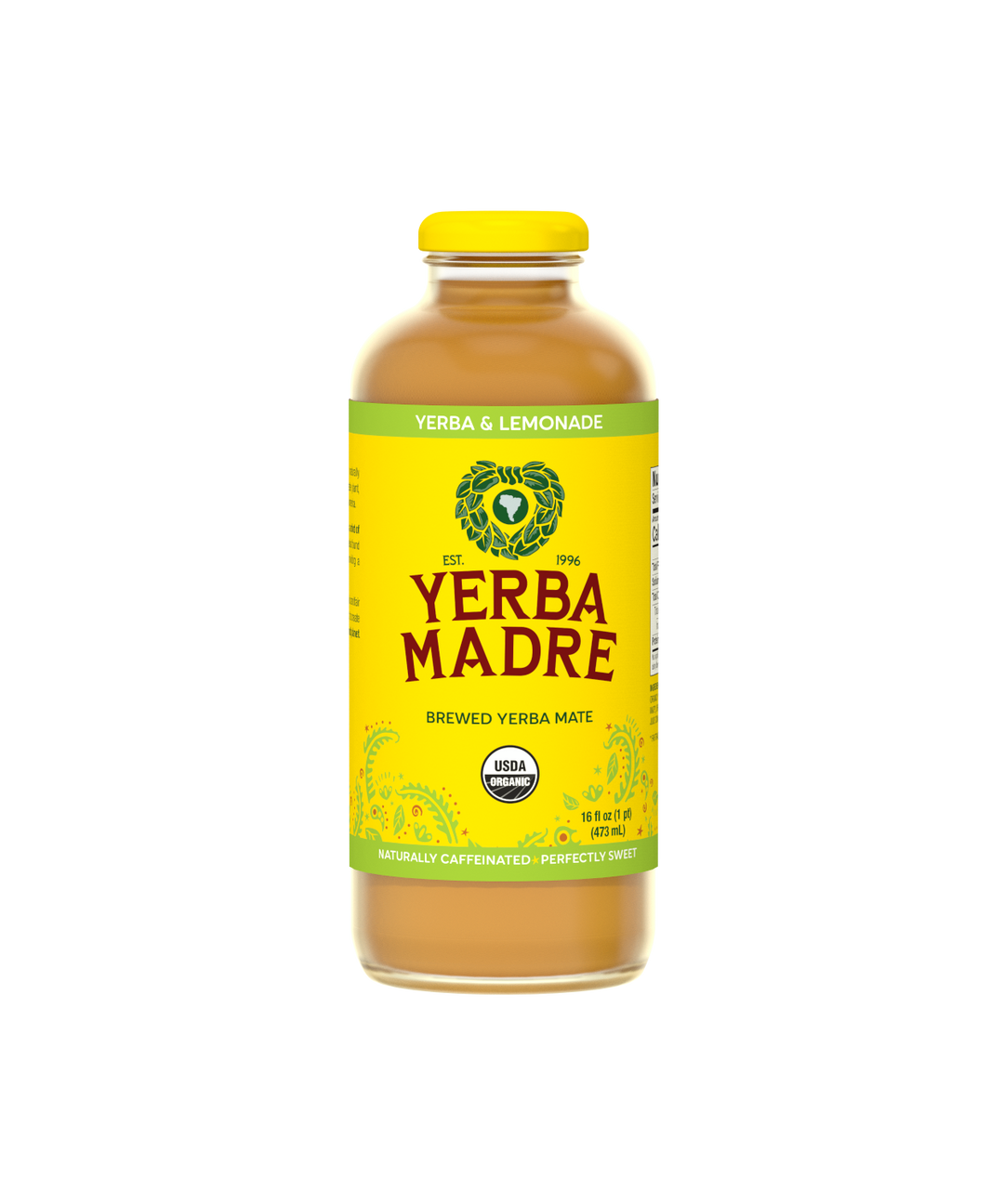 Organic Brewed Yerba Mate and Lemonade