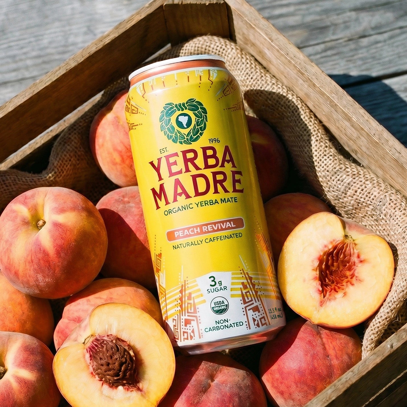 Organic Peach Revival (Low Sugar) – Yerba Madre