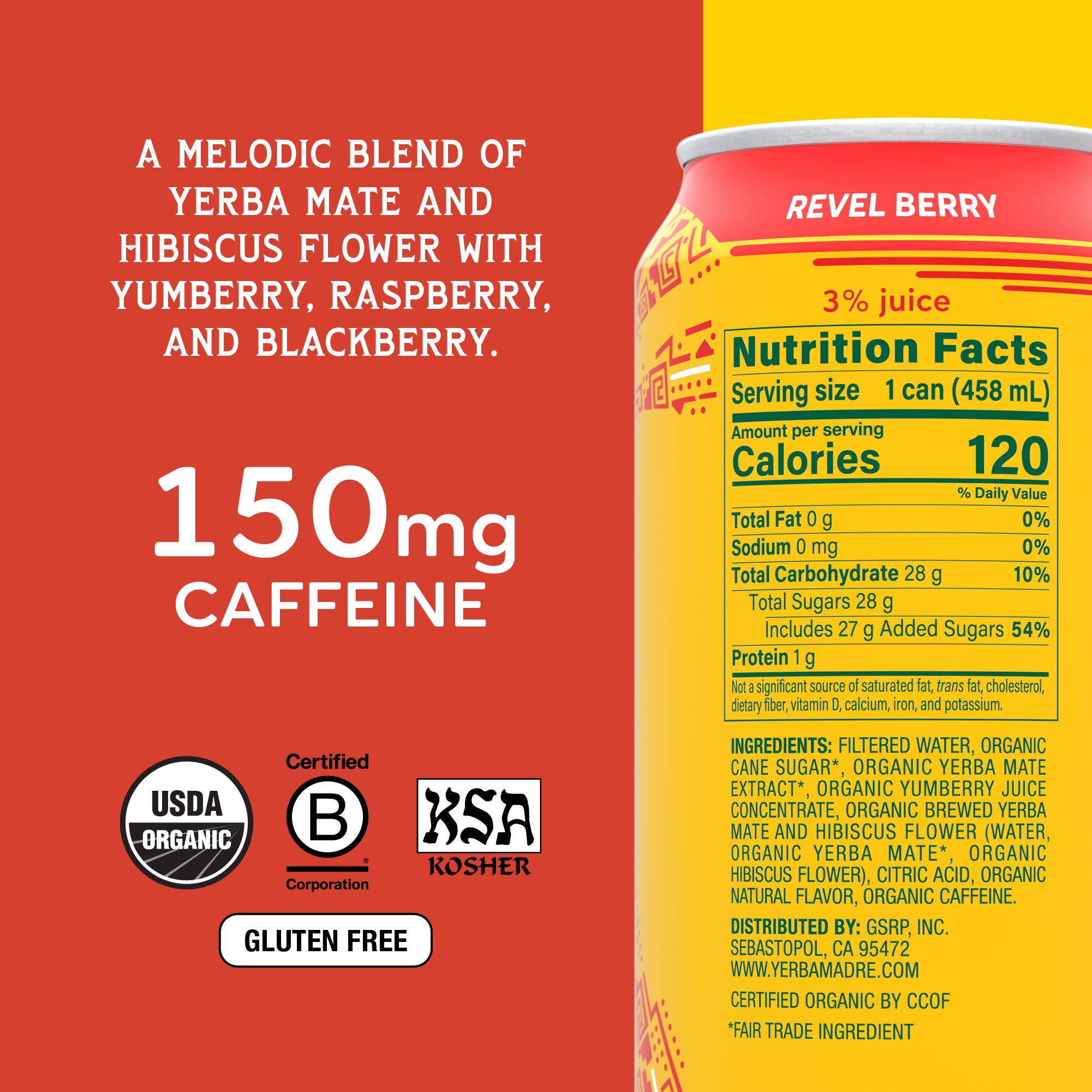 Organic Revel Berry – Yerba Madre