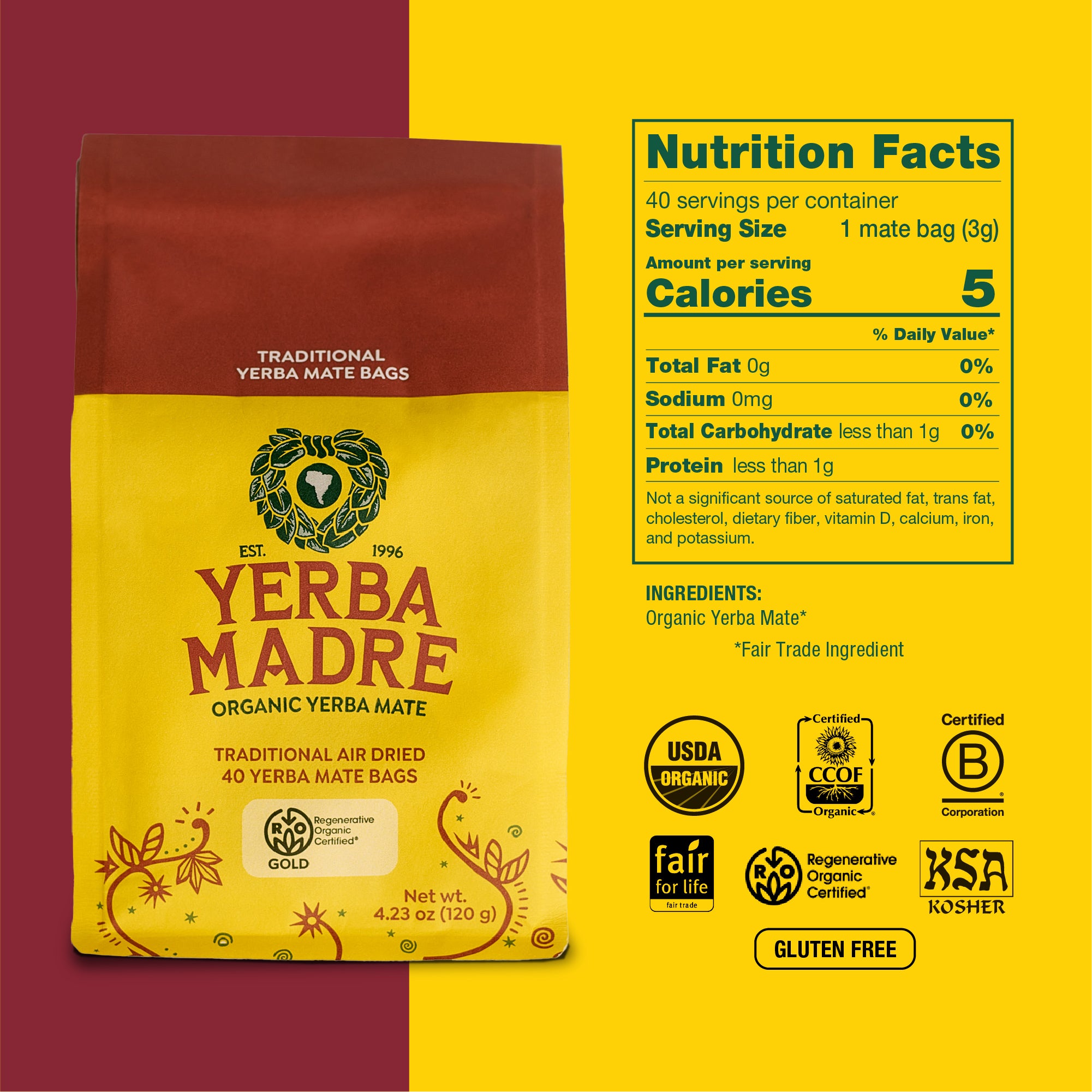 Traditional Air Dried Yerba Mate Bags – Yerba Madre